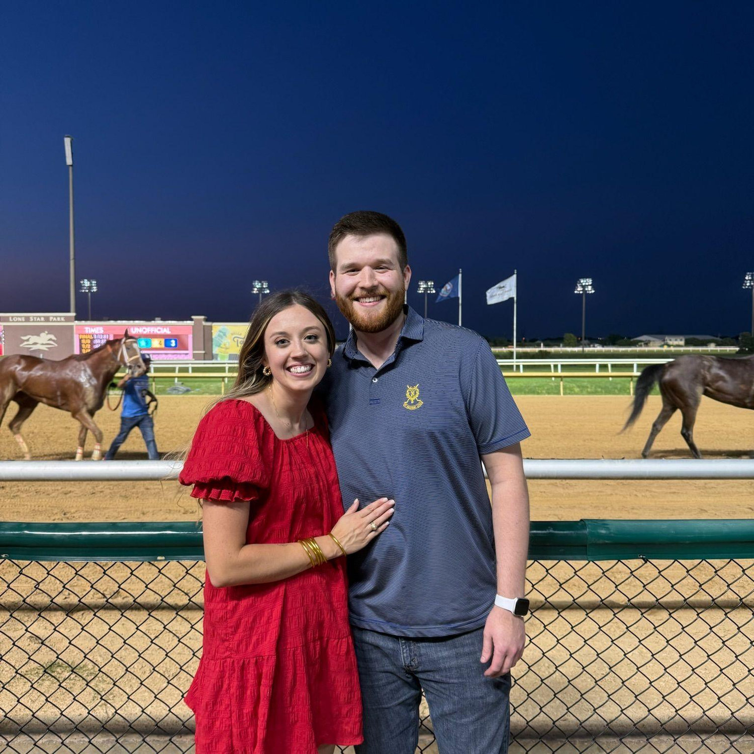 Had fun watching the horses race!