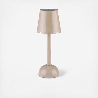 Scalloped Rechargeable LED Lamp