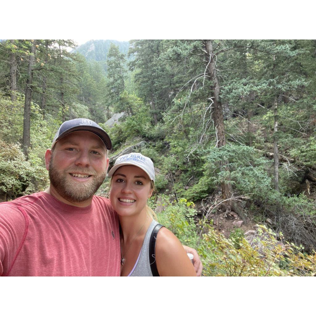 Our first hike in Colorado together