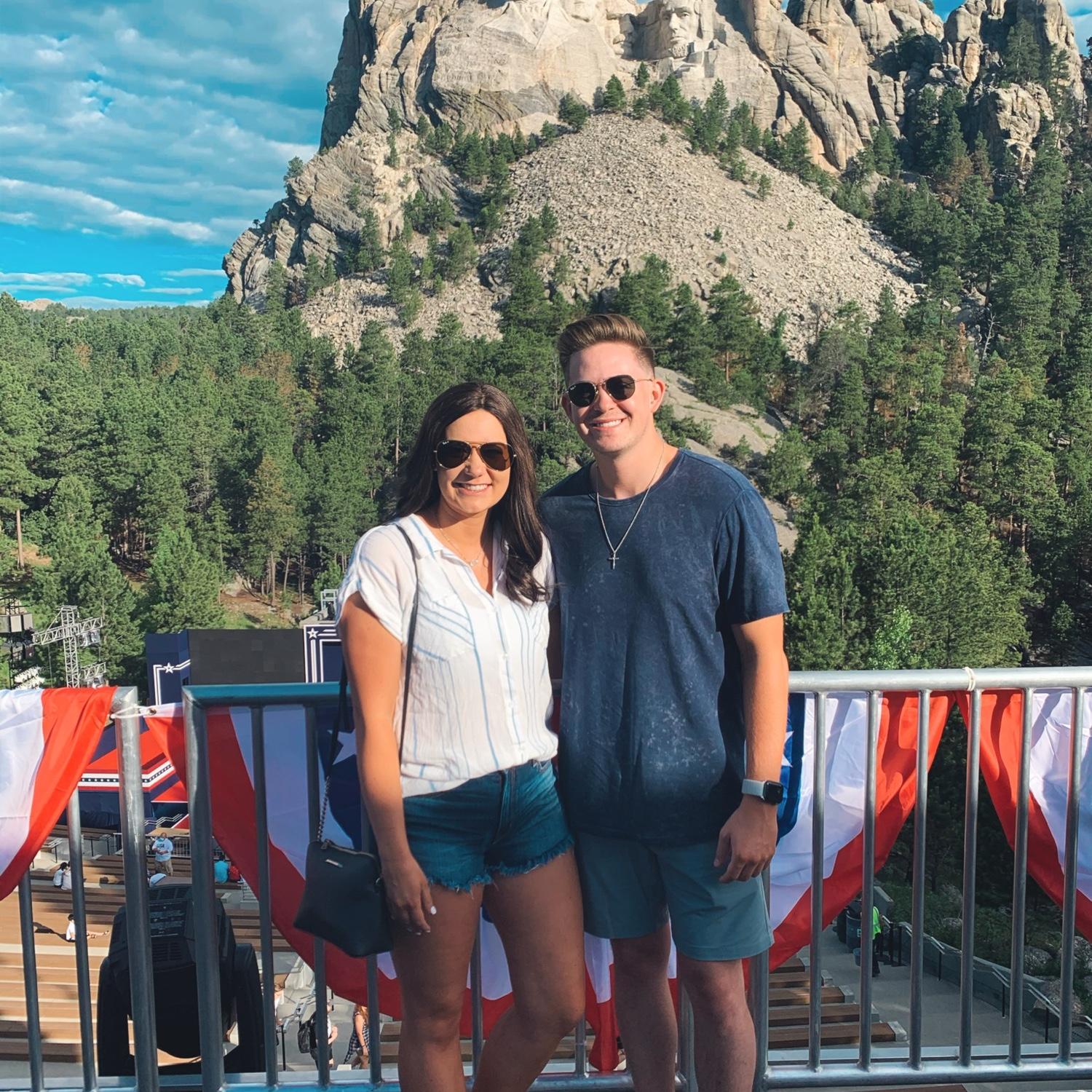We went to visit Mount Rushmore on the 4th of July back in 2019!