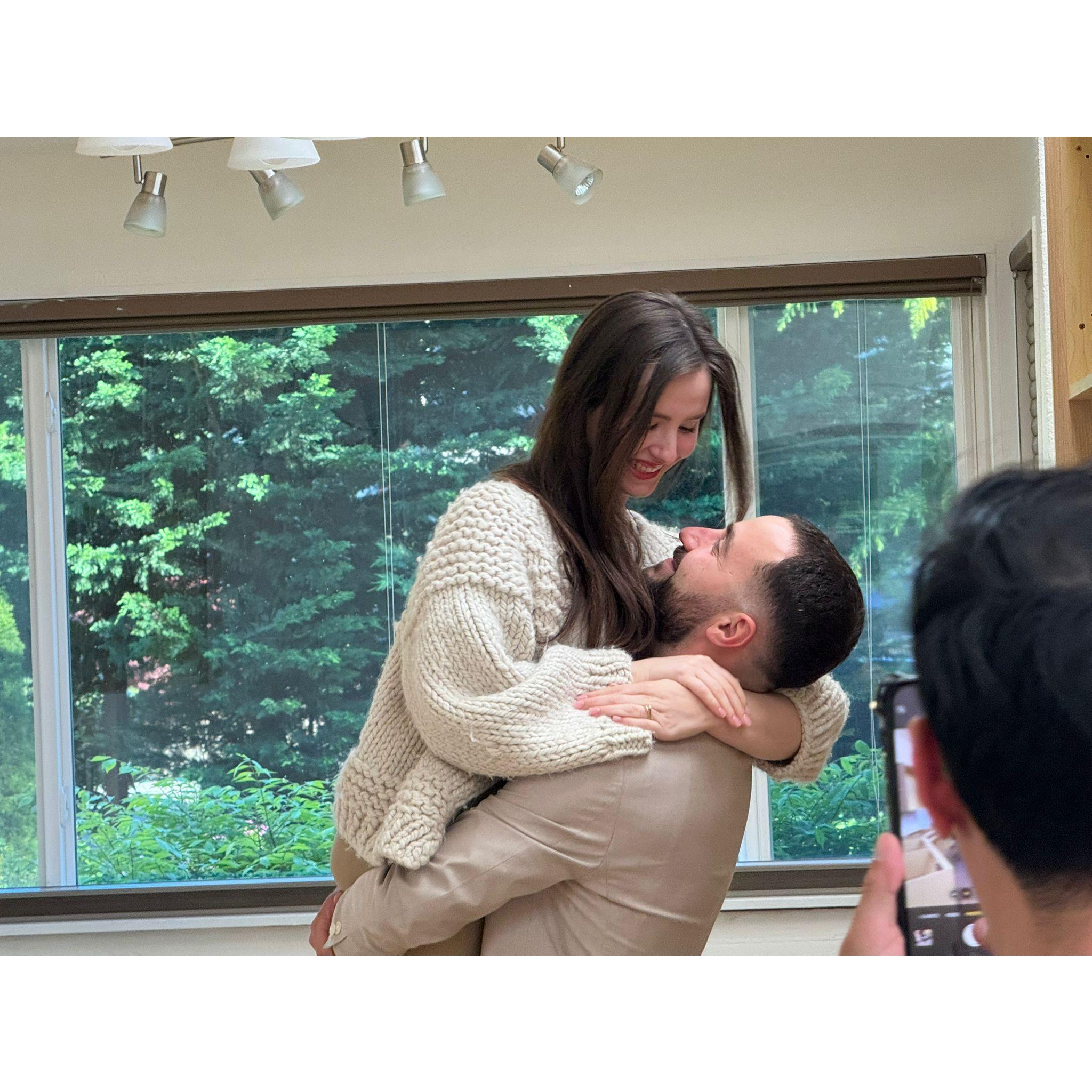 My Señor asking me asking me the 4 word question....