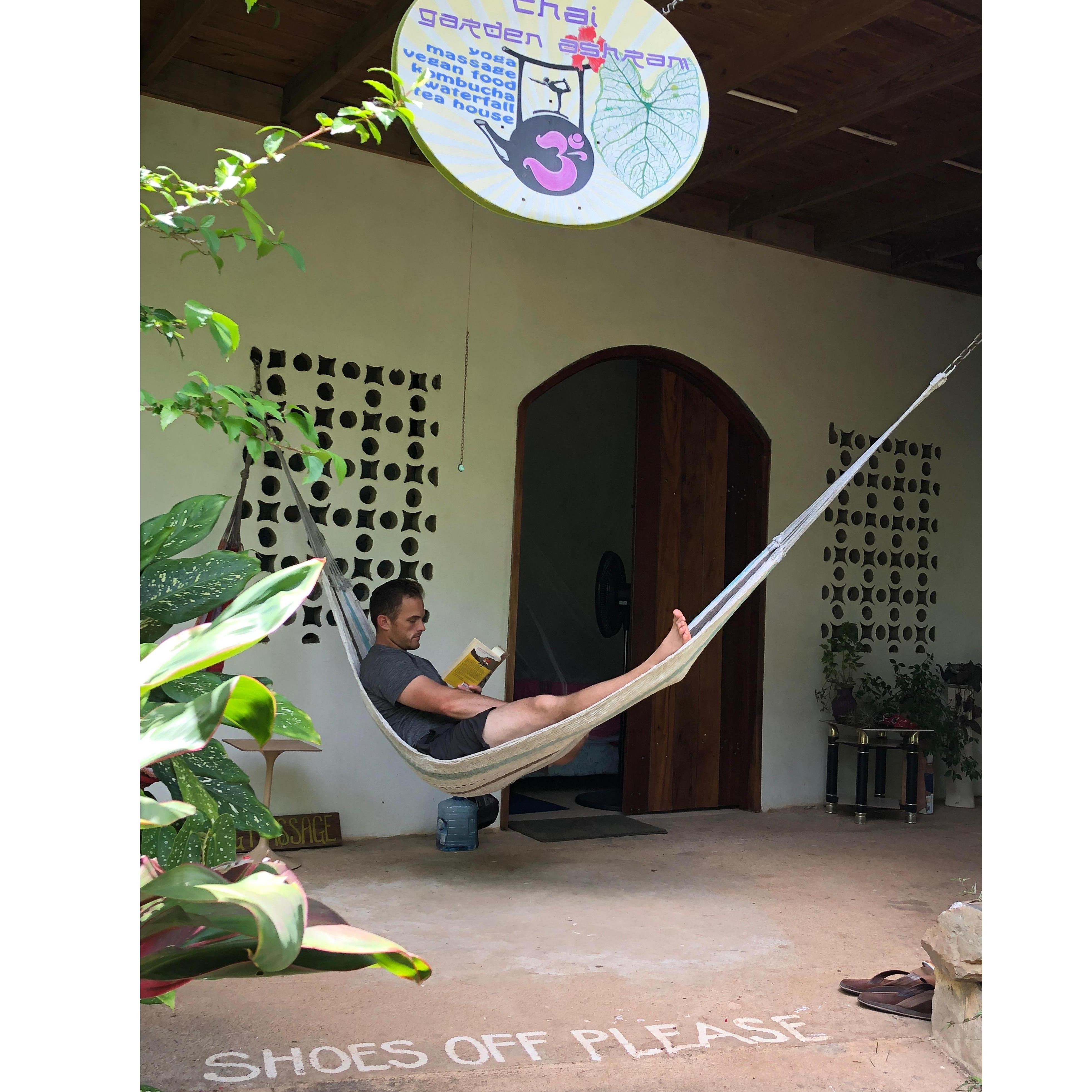 That time Dan agreed to do a vegan yoga retreat with me :0