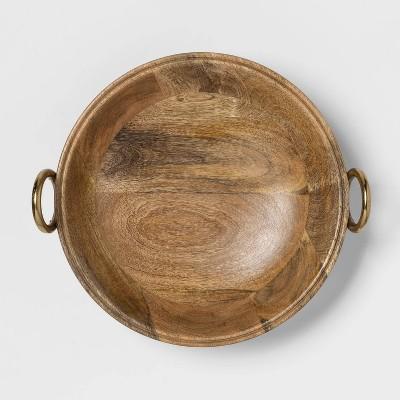 Cravings by Chrissy Teigen 13" Round Bowl with Aluminum Gold Handle