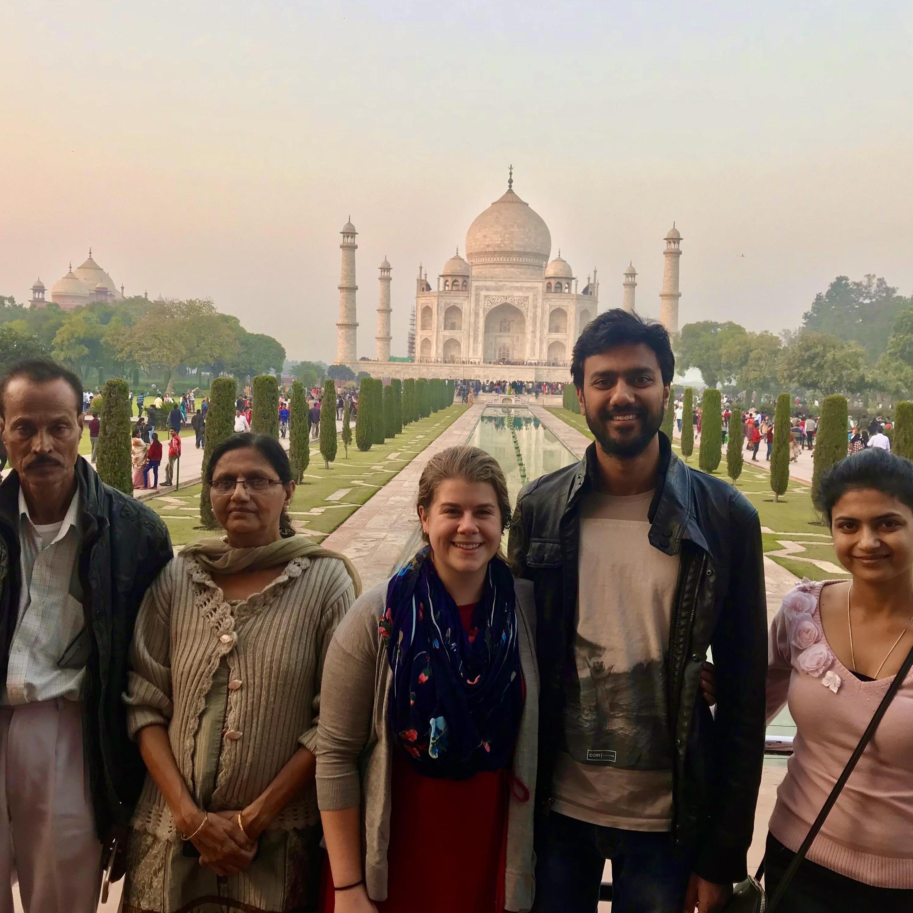 Aayush's Family Trip to Taj Mahal