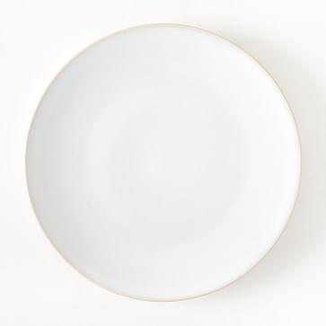 Alta Reactive Glaze Dinner Plate,White, Set of 4