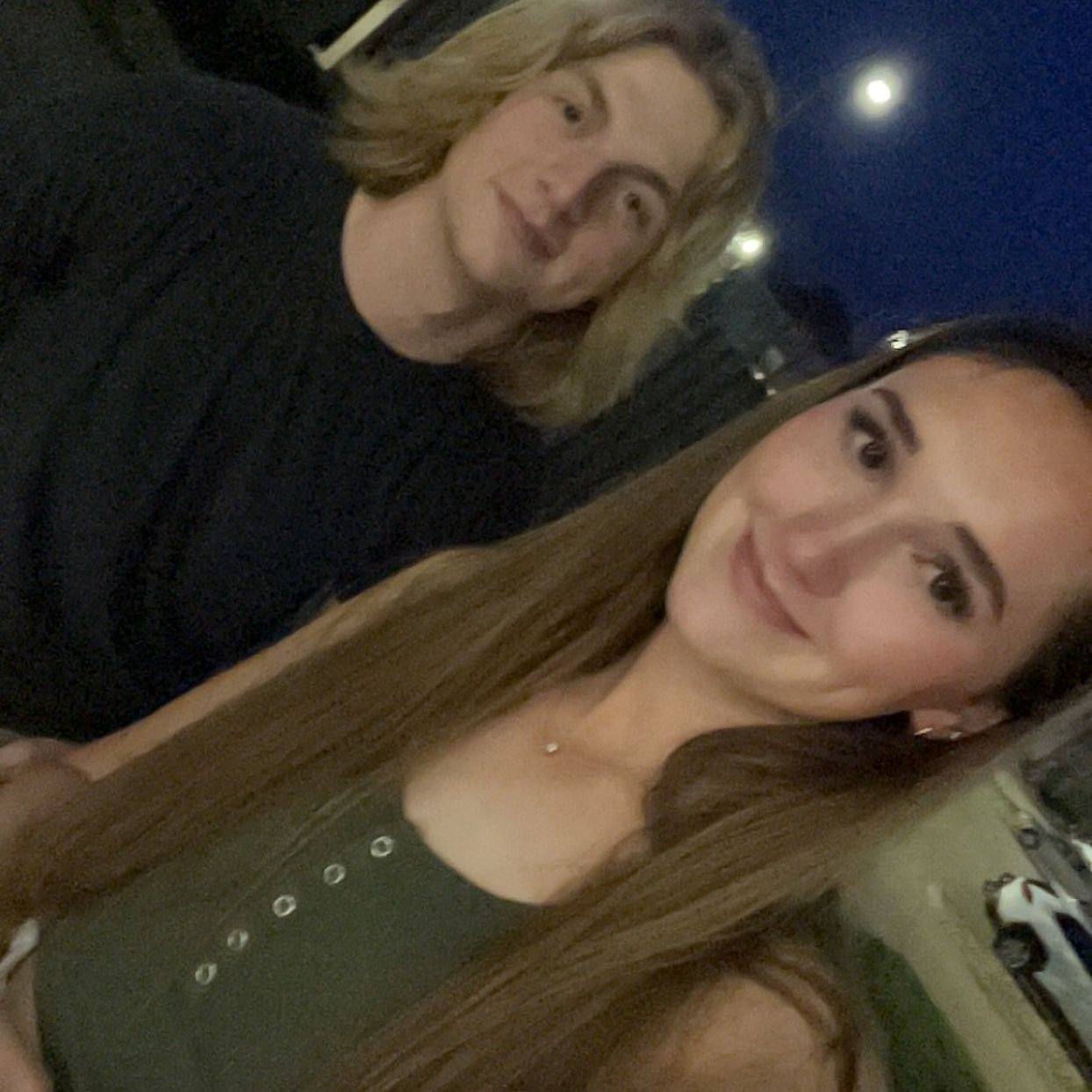 One of our first dates before getting attacked by a moth!