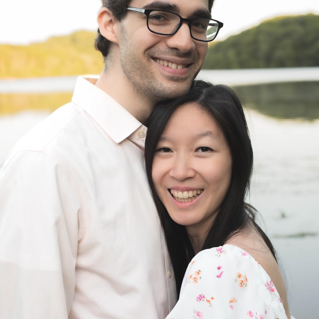 Engagement photos at one of our favorite state parks, Radnor Lake