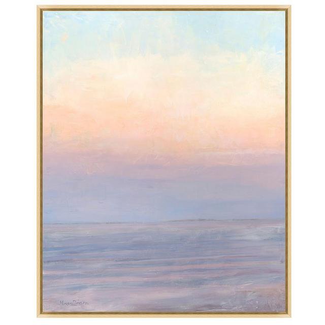Dawn at Sea Hand Embellished Framed Canvas Print, 26 x 32"
