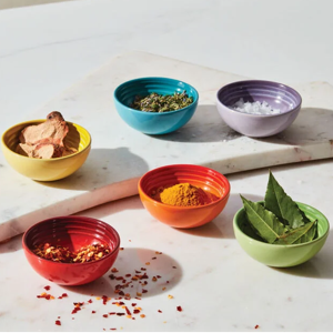 Multicolor Vancouver Pinch Bowls, Set of 6