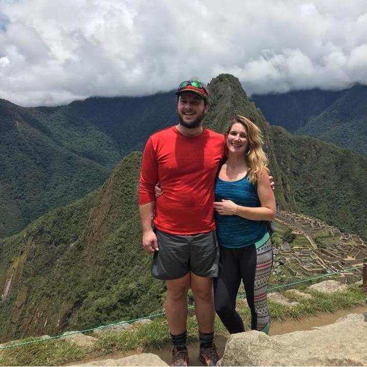 Christmas in Peru. We'd just gotten engaged!