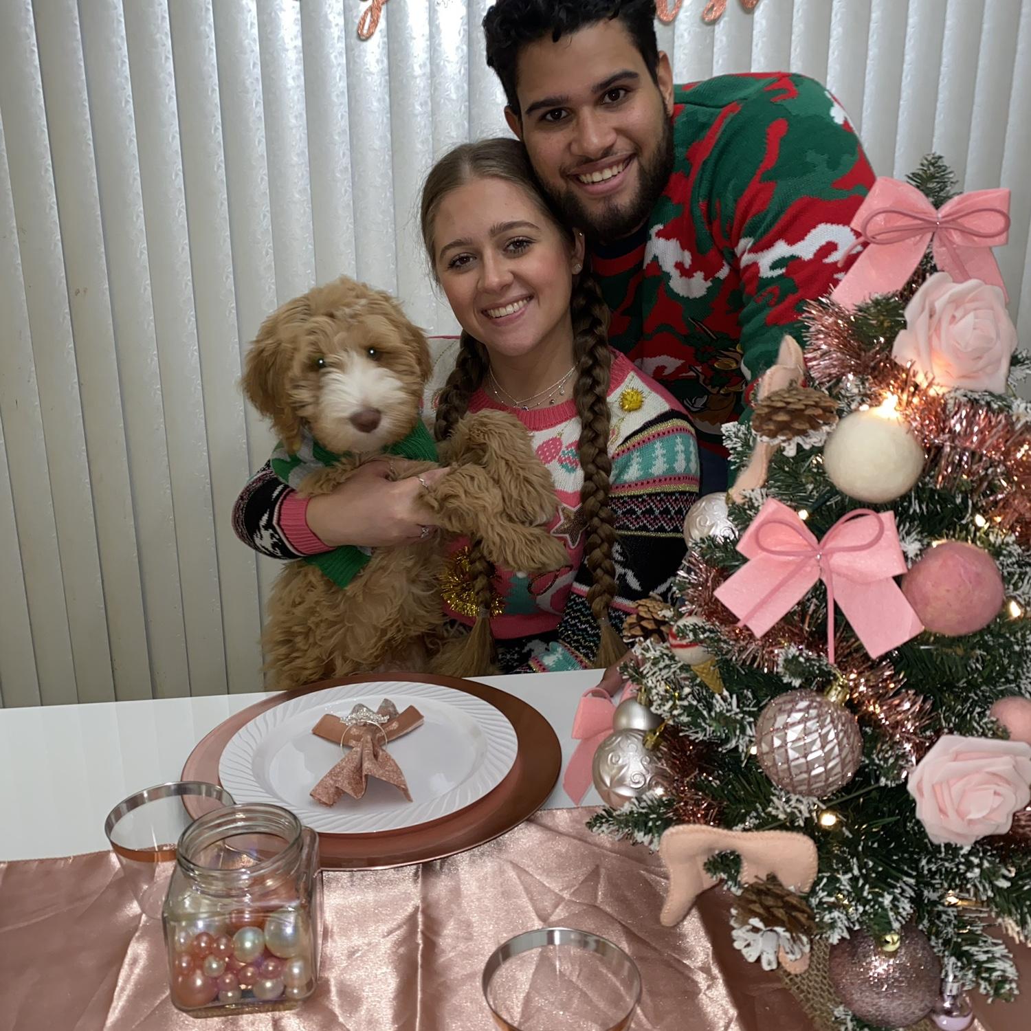 Our fur baby’s First Christmas, December 2022