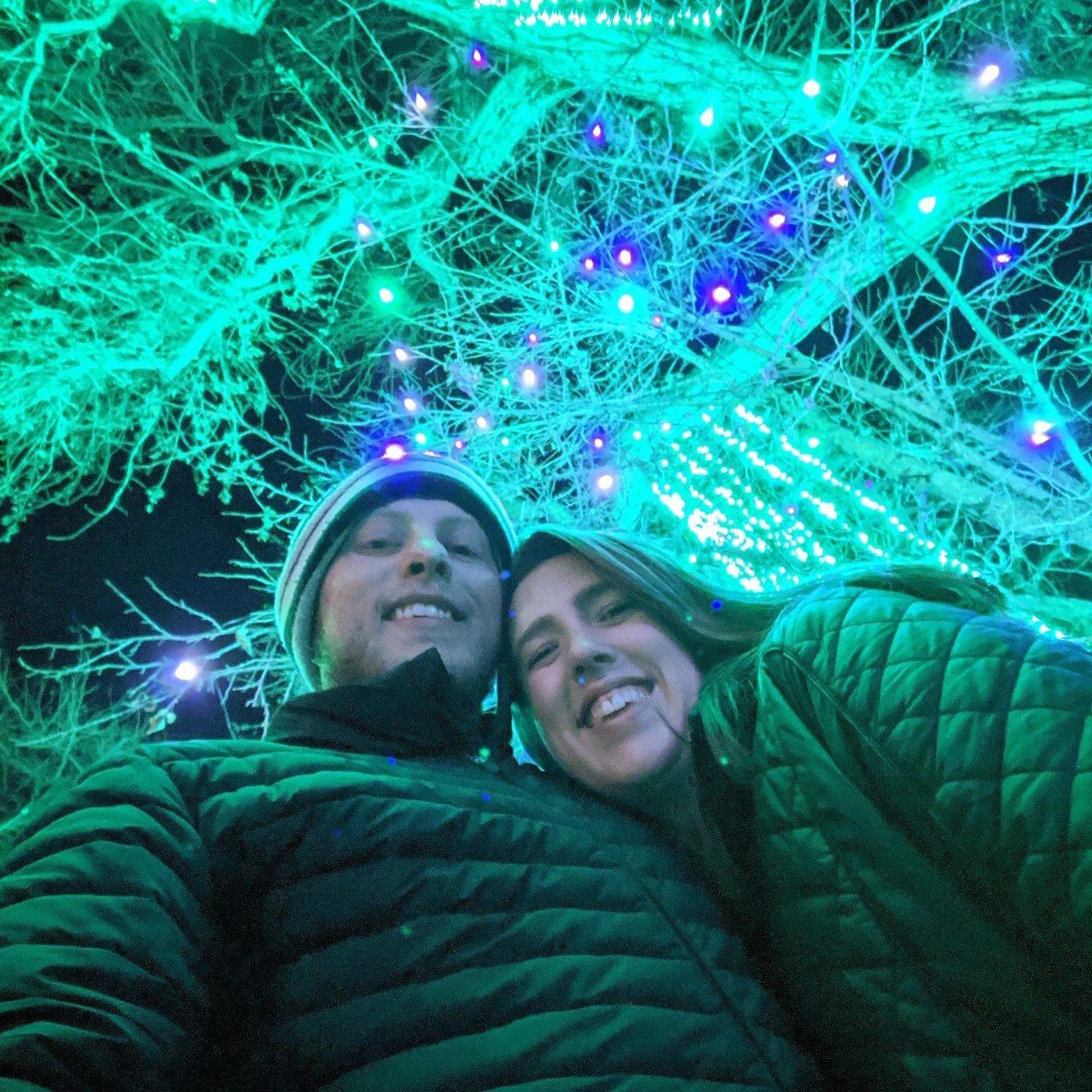 Our first photo together