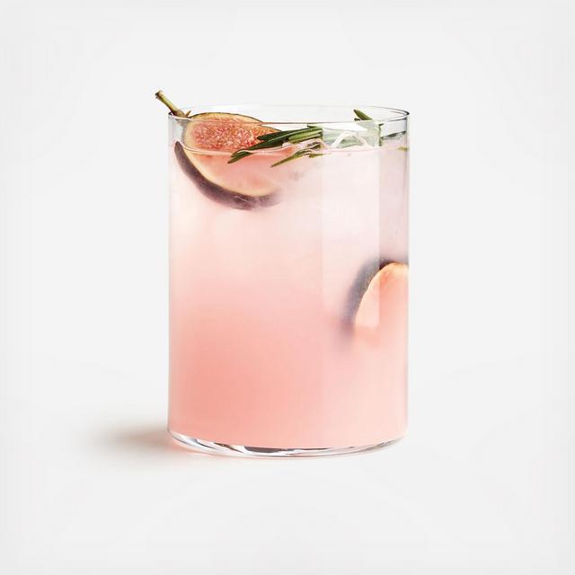 Crate and Barrel, Edge Highball Glass, Set of 4