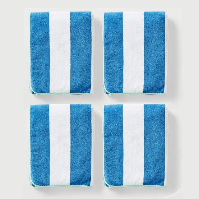 Beach Towel Bundle (Light Blue Stripe