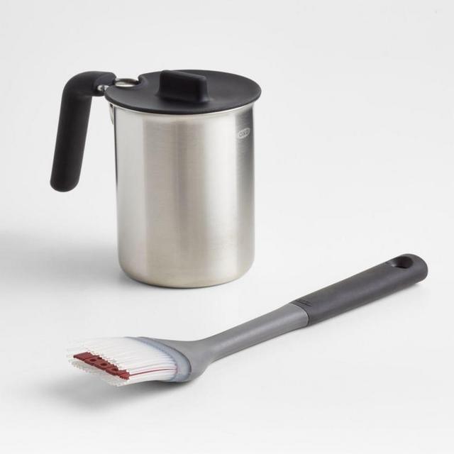 OXO ® Good Grips Grilling Basting Pot and Brush Set