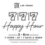 STK Las Vegas Steakhouse Happy Hour (3 - 6 PM) Everyday