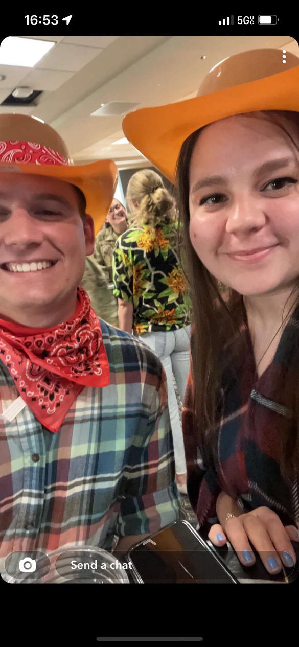 The night Carter received his next base location. Virginia is next!