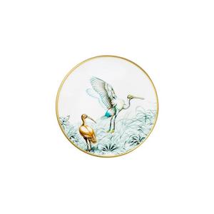 Hermès Carnets D’Équateur Bread and Butter Plate “Birds”