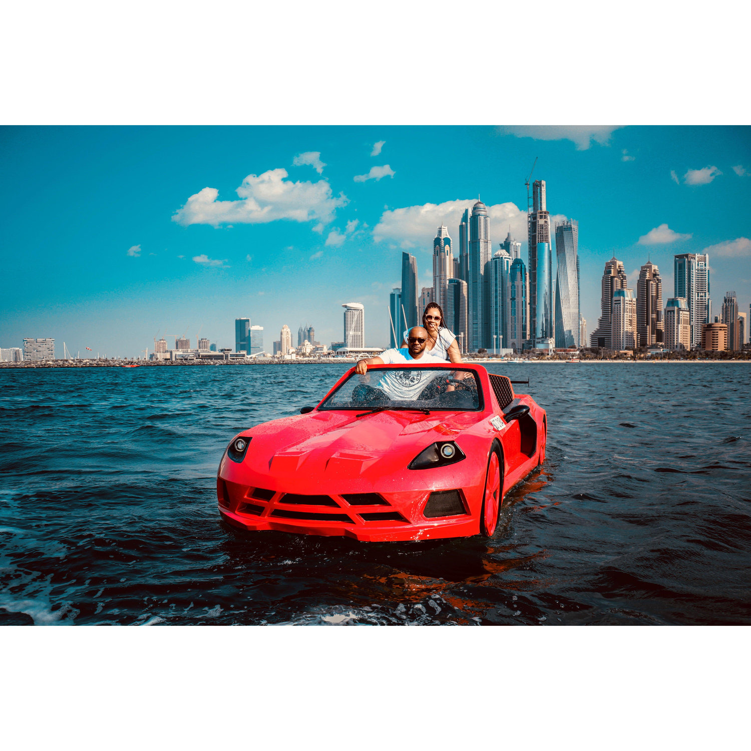 We went to Dubai for O's birthday a few months after we met!  The trip was absolutely AMAZING and we had a fun time on the water taxi.  We enjoyed every moment together during this trip!
