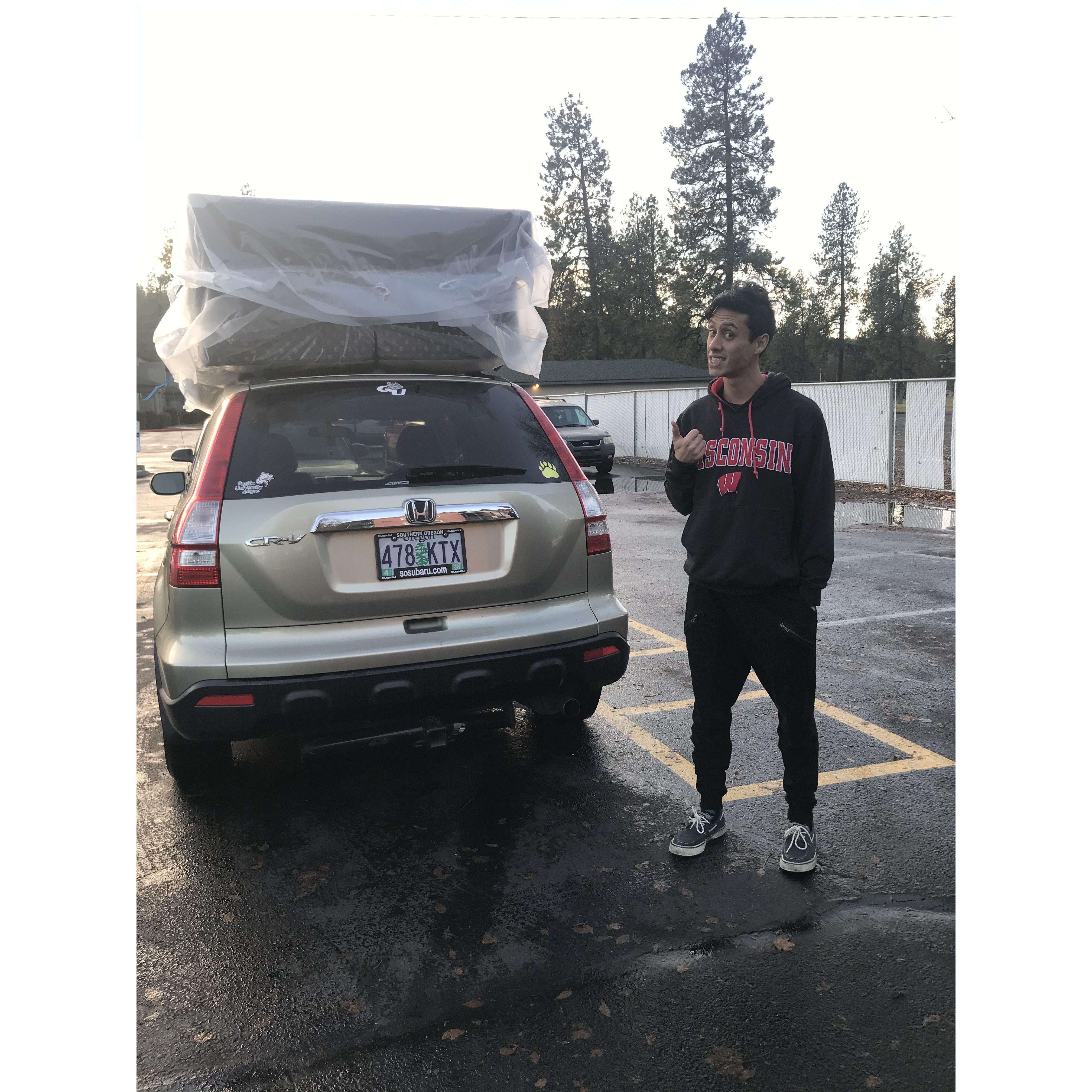 Moving Shawn to Spokane! November 2019