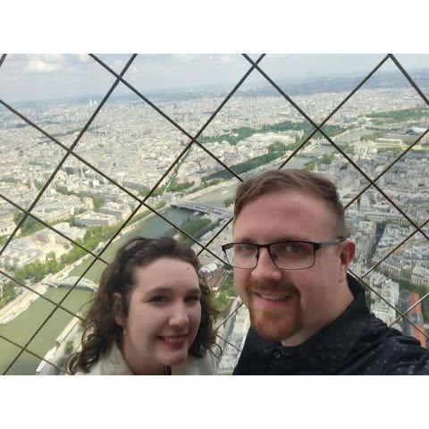 Top of the Eiffel Tower           Paris, France  June 2024