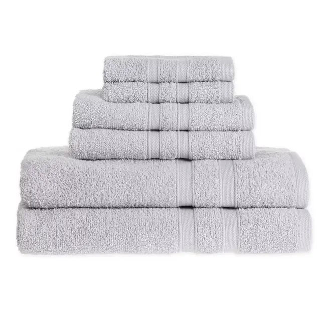 Simply Essential™ 6-Piece Towel Set in Grey