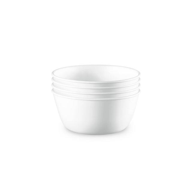 Corelle 4pk Glass Vitrelle 28oz Dinner Bowls White