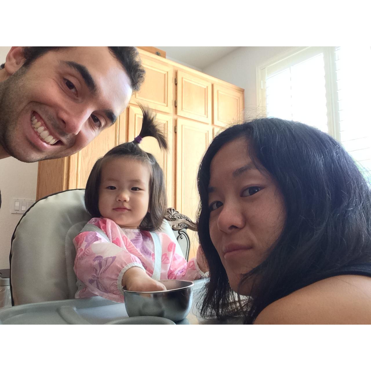 With Helen's baby sister Alivia!