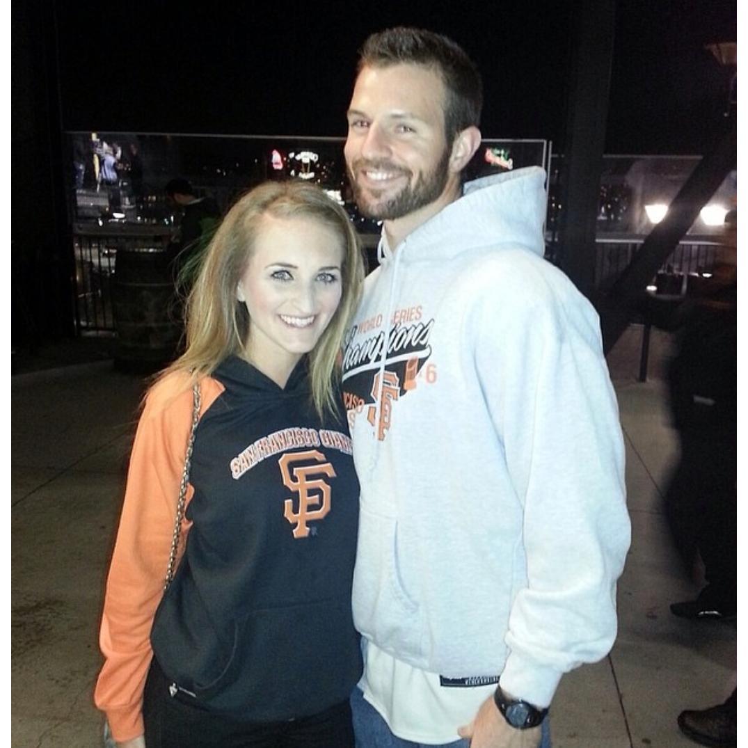 Our first of many Giants games together.