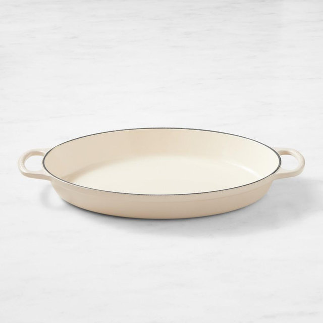 Le Creuset Signature Enameled Cast Iron Oval Baker, 3-Qt., Brioche