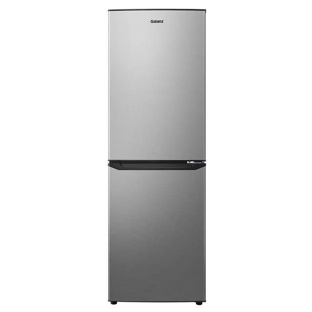 Galanz GLR74BS1E04 Bottom Refrigerator, Adjustable Mechanical Thermostat with True Freezer, Versatile Door Storage, 7.4 Cu.Ft, Stainless Steel Look