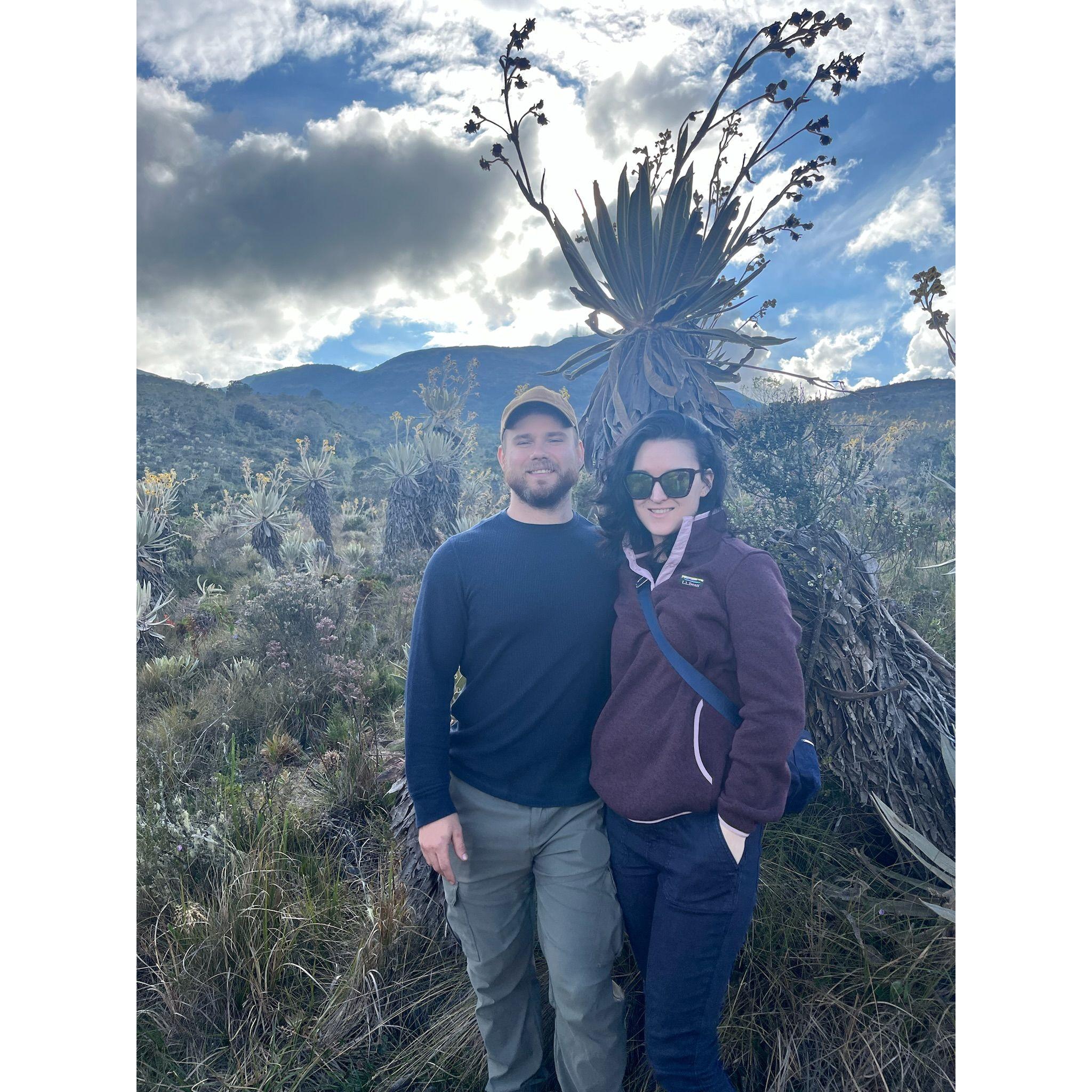 Coming back from a coffee farm in Bogota, Columbia