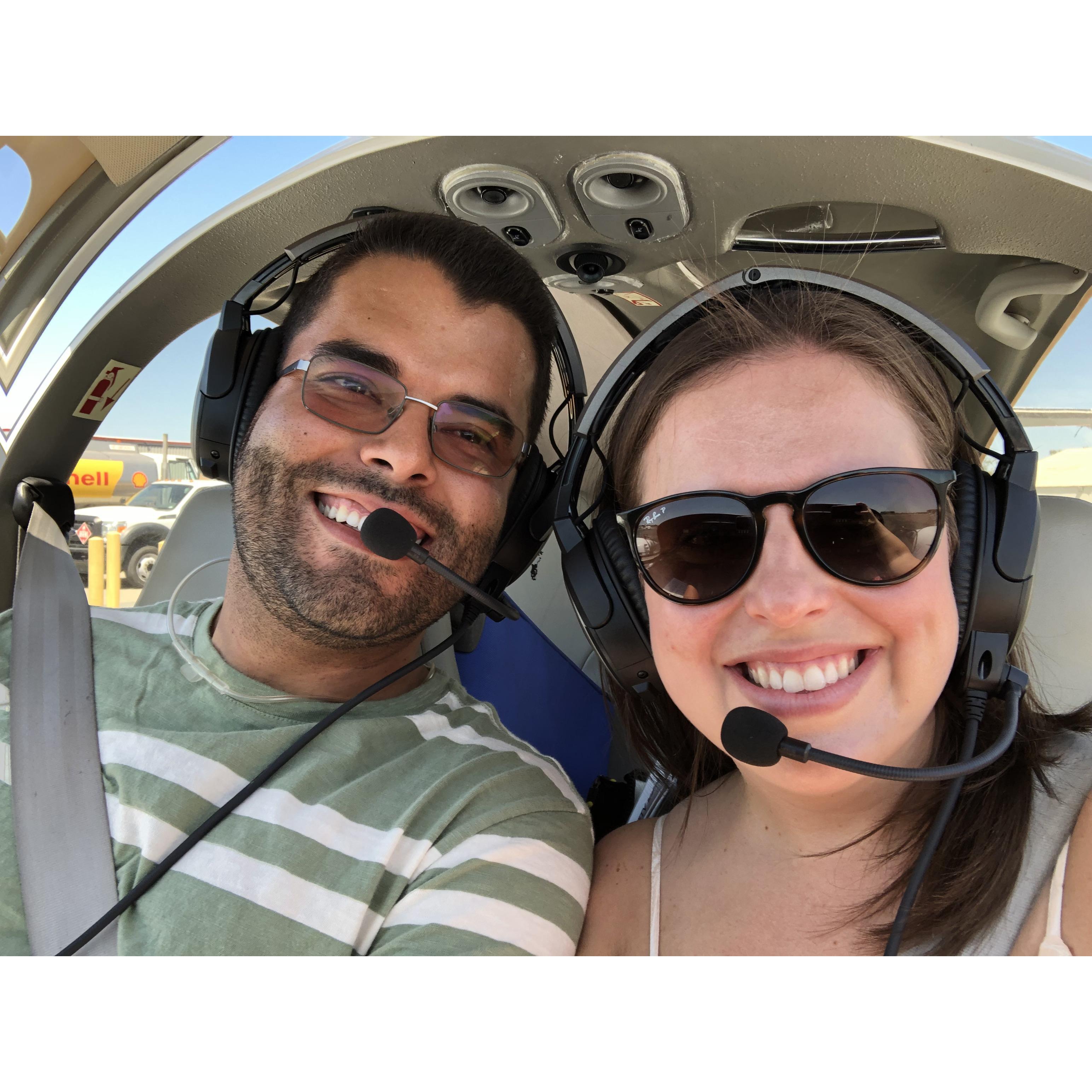 Chris flew us to Las Vegas to see George Strait