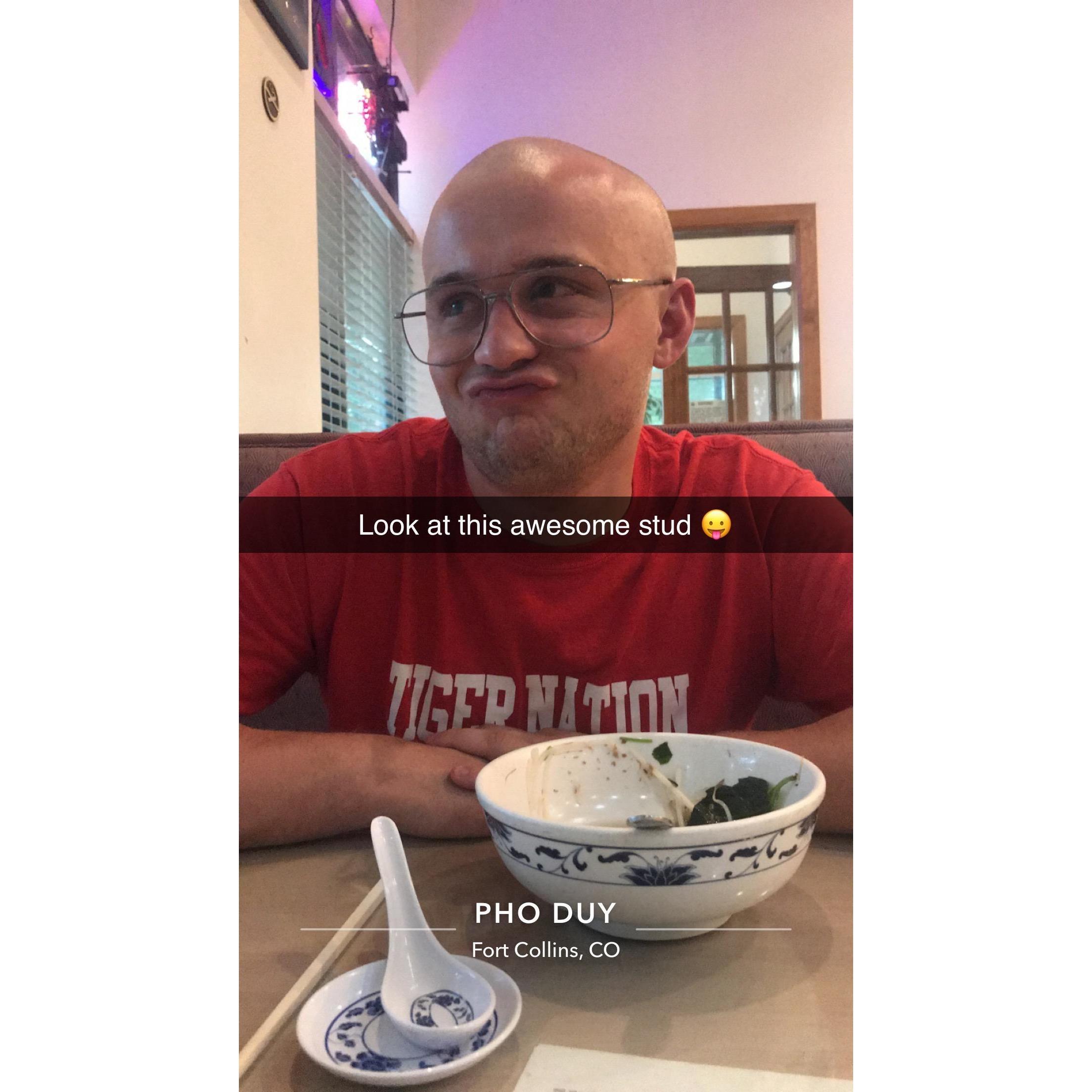 Brooke's first time trying Pho