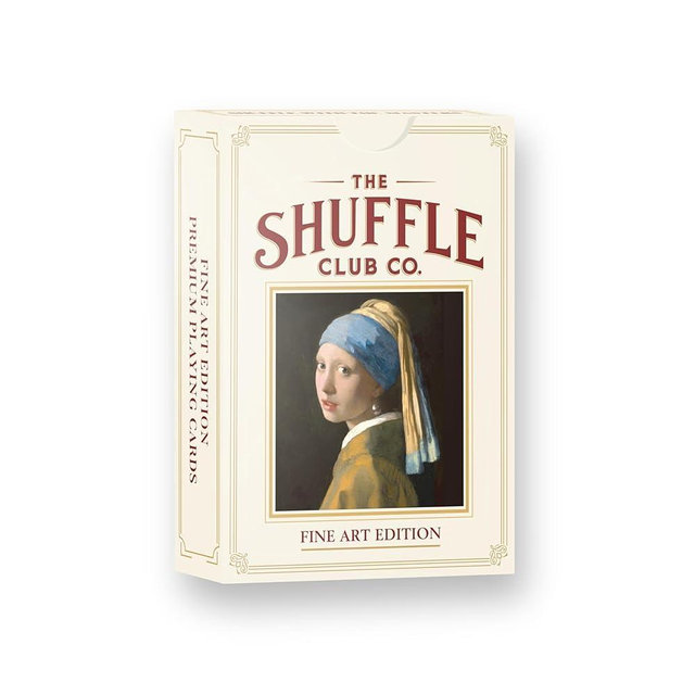 Shuffle Club Co Fine Art Playing Cards – Hand-Illustrated Art-Themed Deck | Classic Painting & Gallery Inspired Design | Premium Poker & Blackjack Cards for Art Lovers & Collectors – Made in The USA
