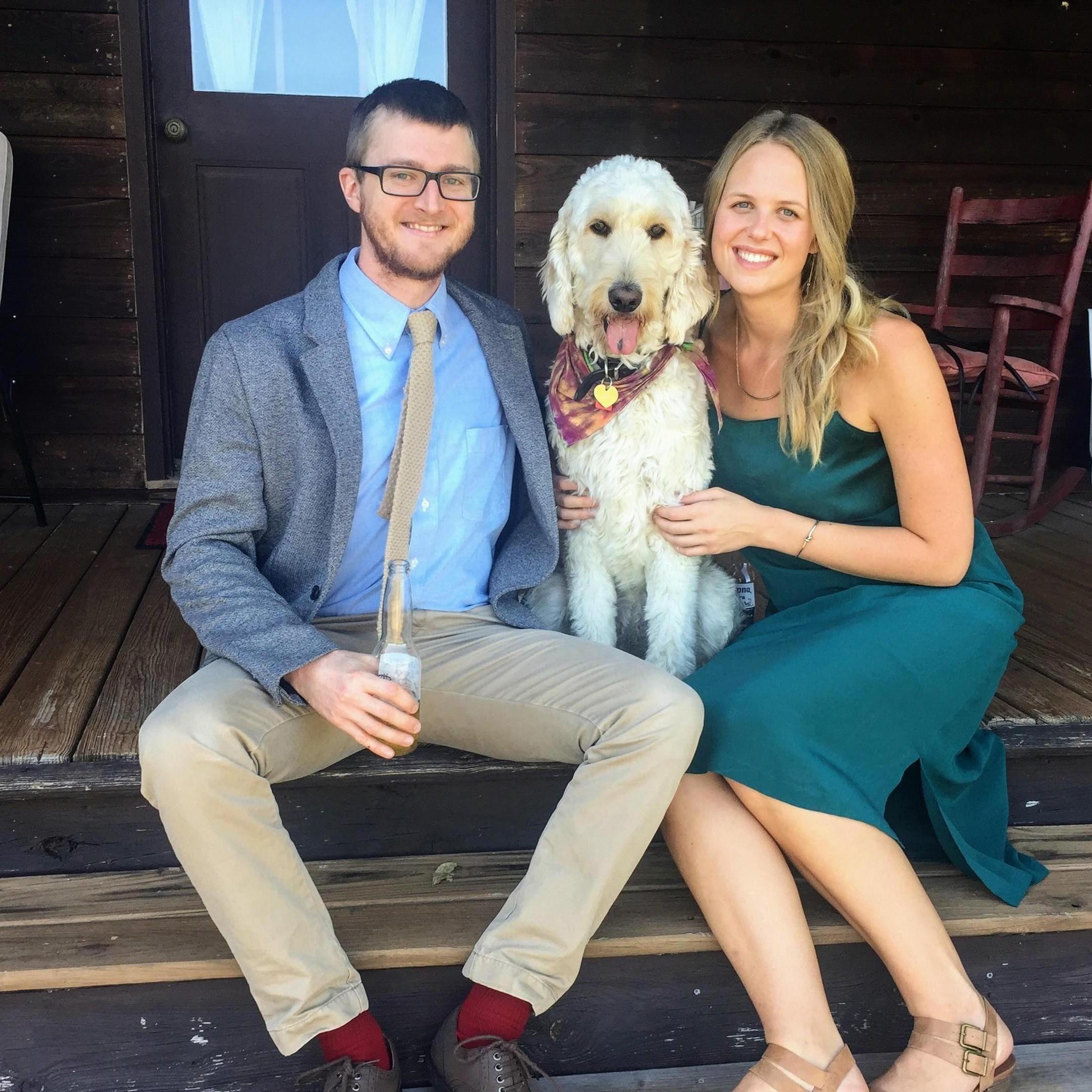 Our little family (minus our cat, Otis)