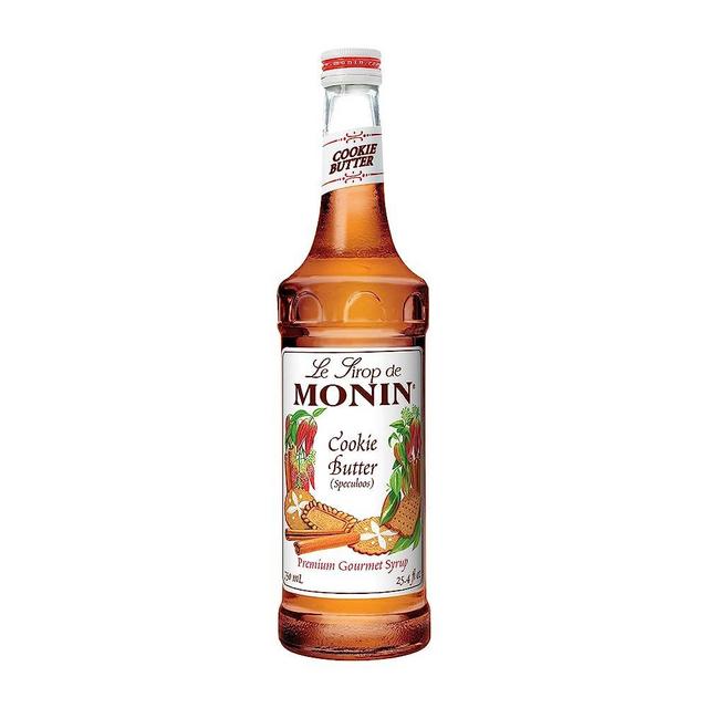 Monin - Cookie Butter Syrup, Great for Coffees, Lattes, and Mochas, Gluten-Free, Vegan, Non-GMO (750 ml)