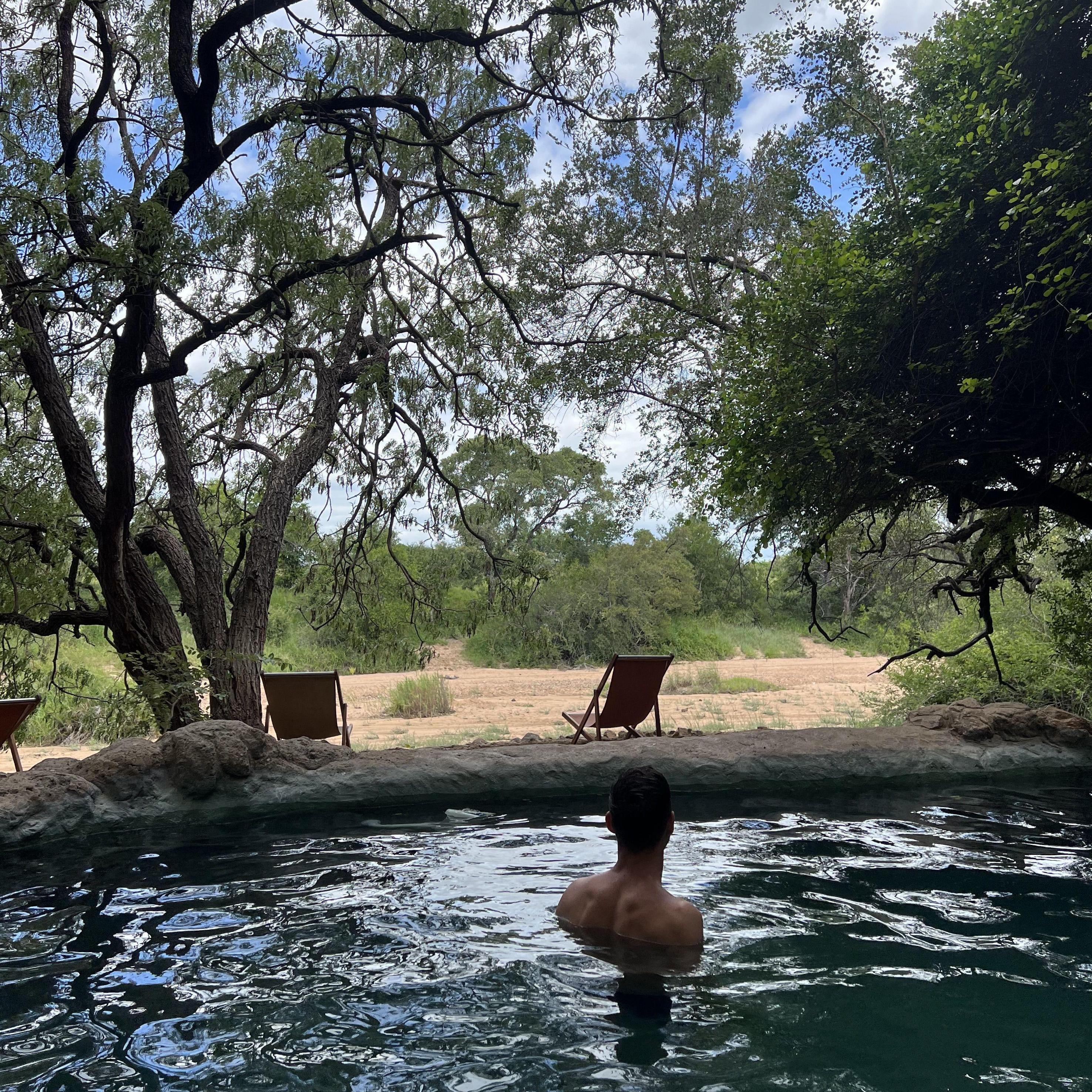 Nothing beats a swim on a hot day in the bush.