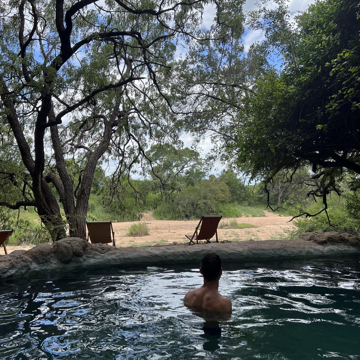 Nothing beats a swim on a hot day in the bush.