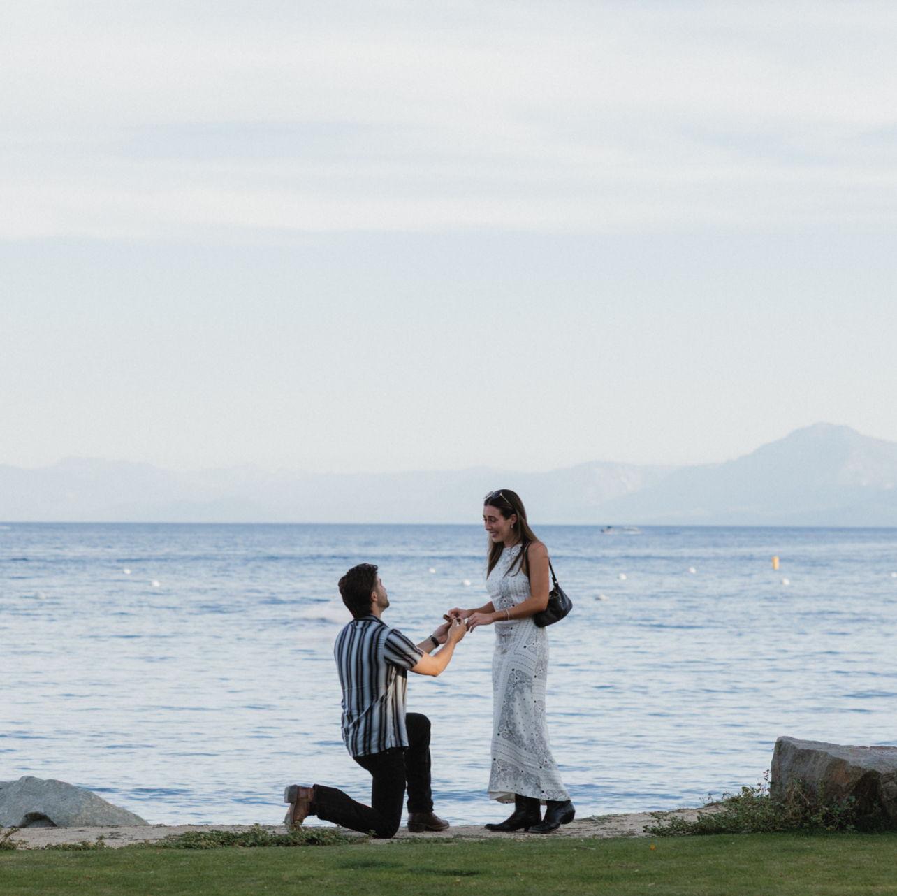 Proposal at Garwoods Lake Tahoe!
