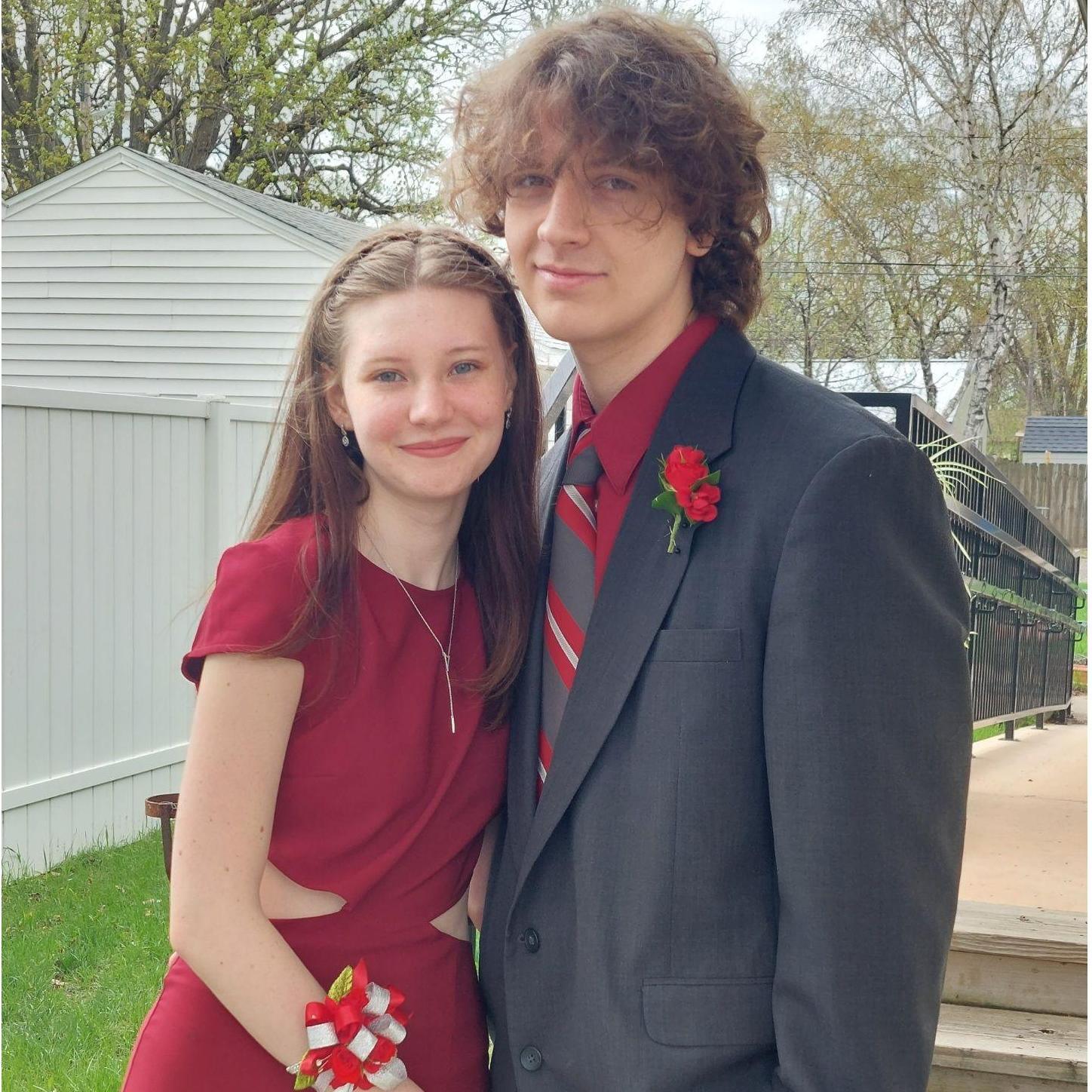 Our senior prom! May of 2022