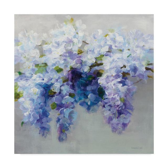 Trademark Fine Art Wisteria 14-Inch Canvas Wall Art