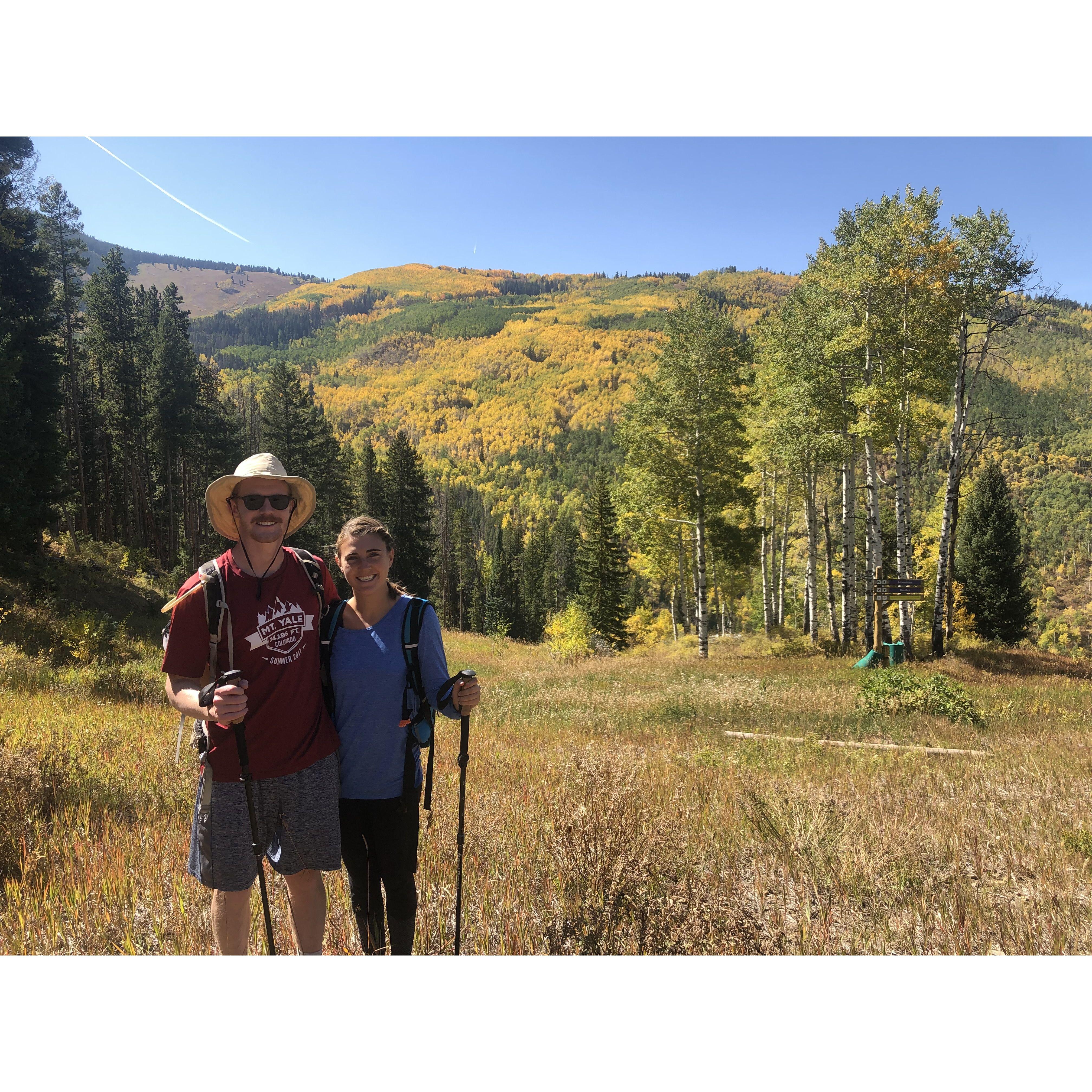 Hiking at Breck