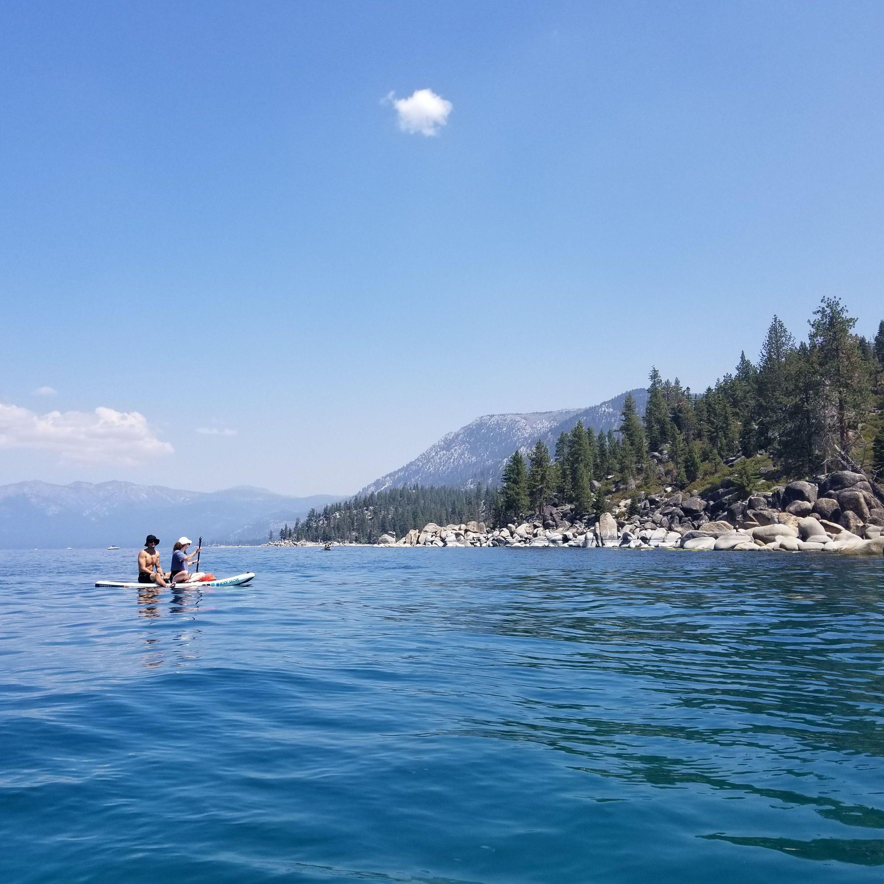 Paddle boarding Lake Tahoe
