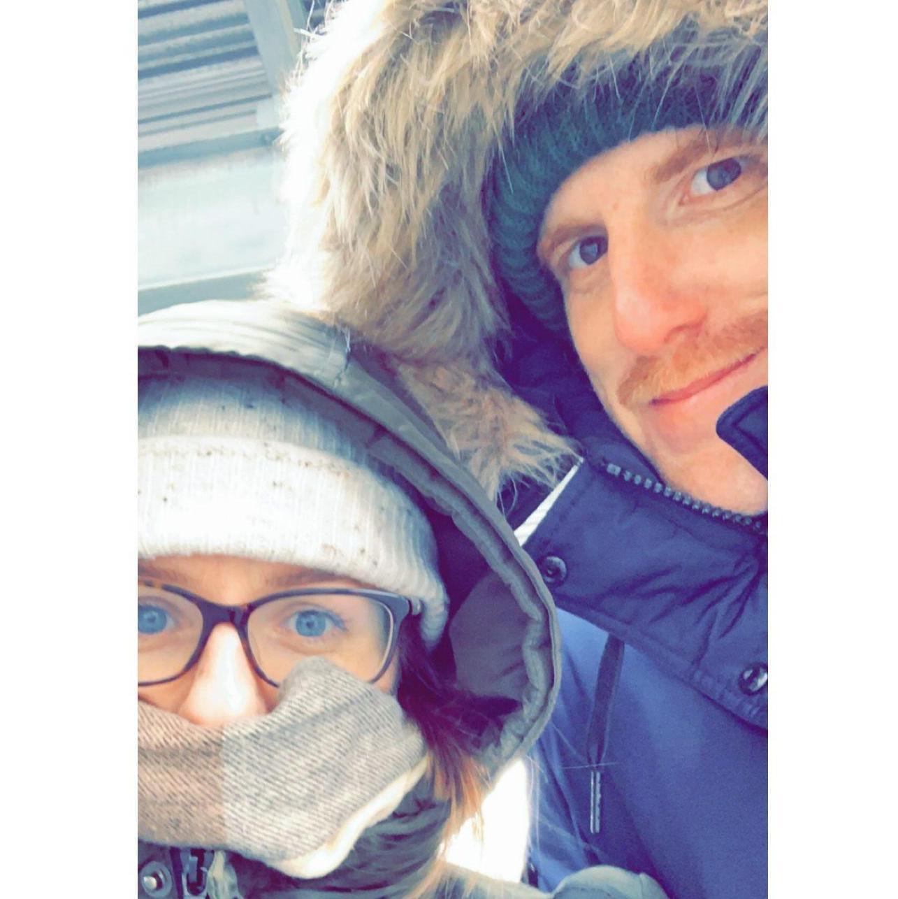 Freezing at the Hopkins Princeton lacrosse game
