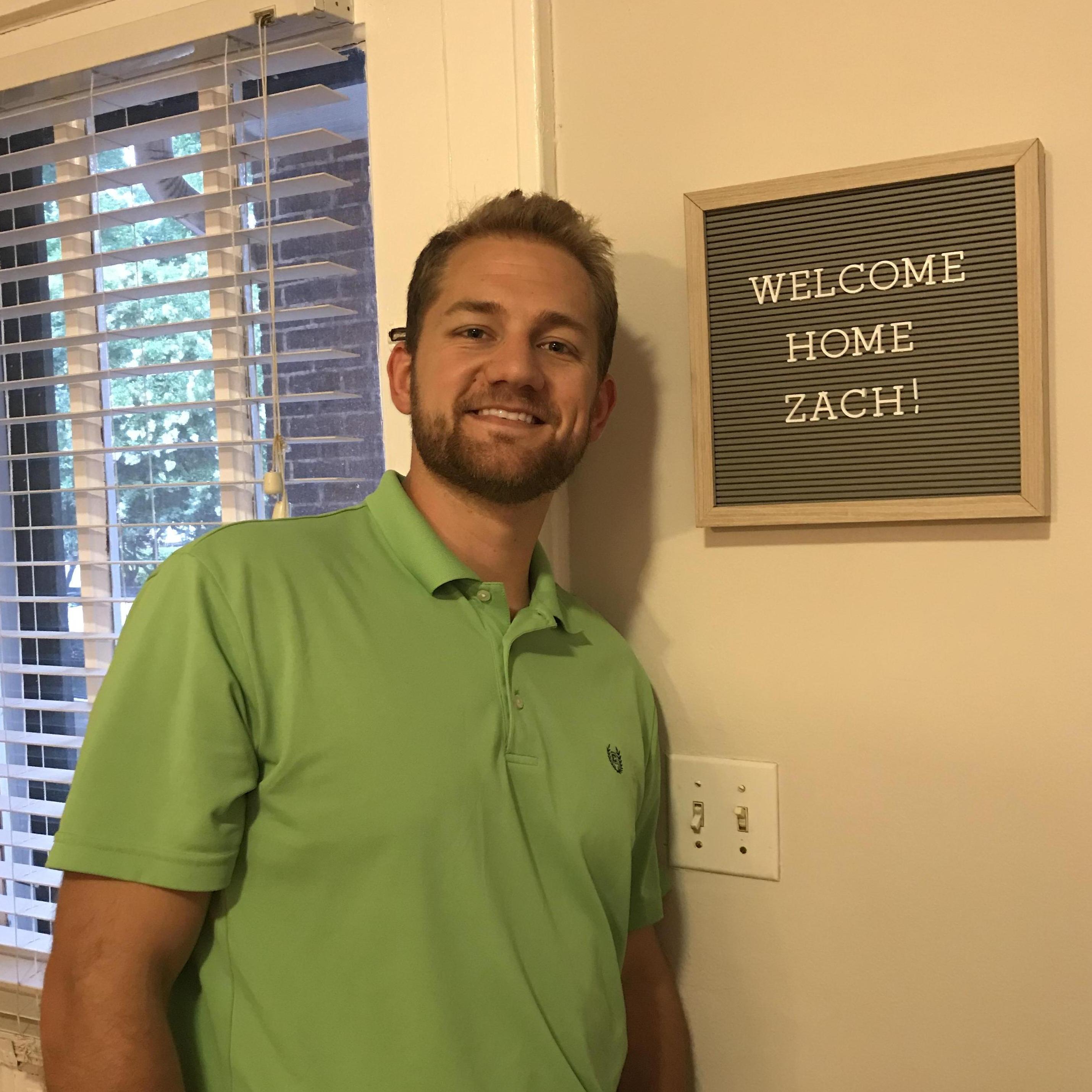 Zach moves to Columbia!!!! June 2019