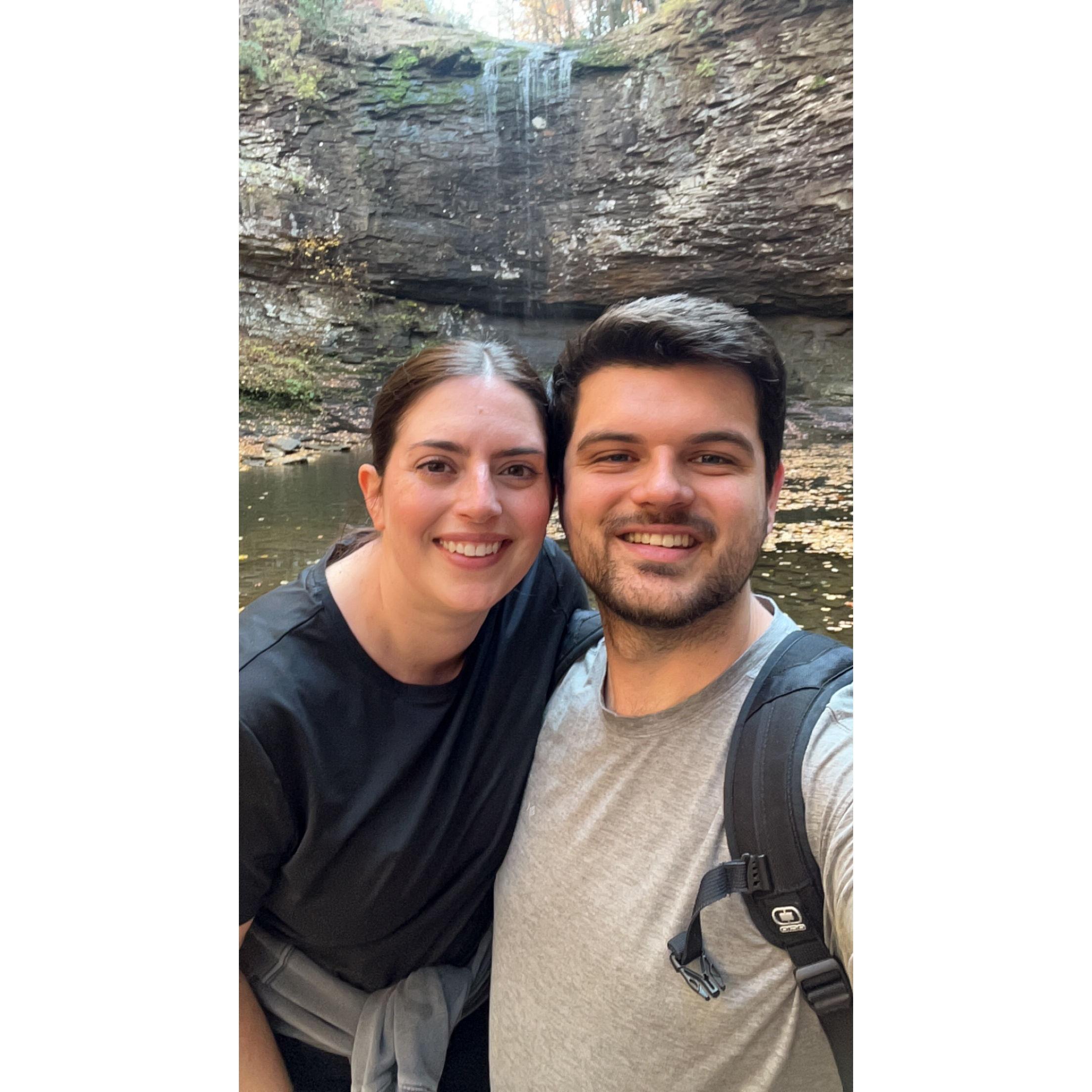 Hiking Cloudland Canyon for Kristina's day of birth