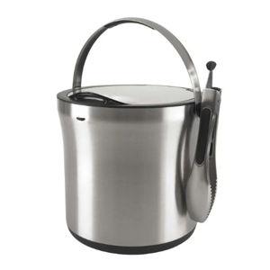 SteeL Ice Bucket & Tong Set