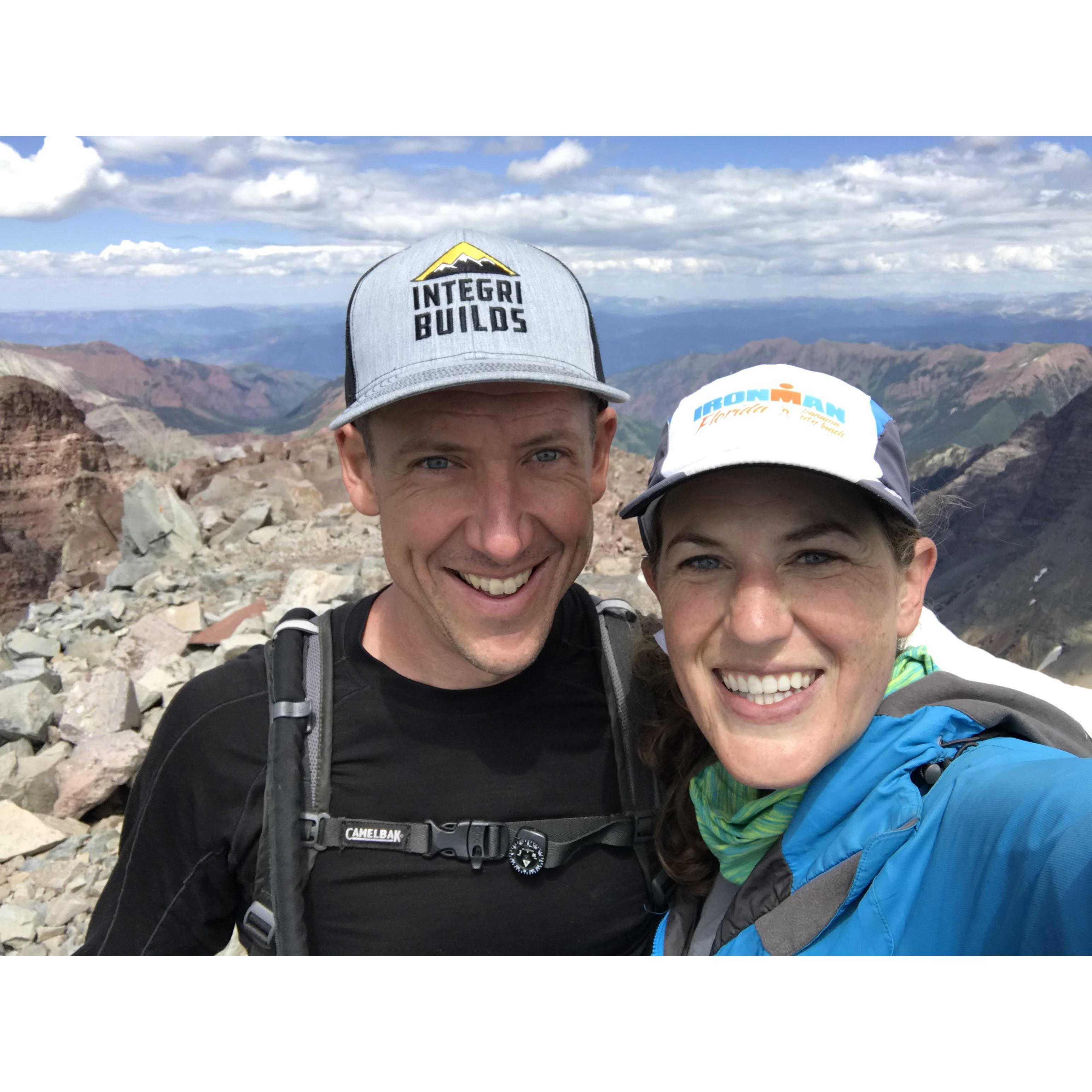 First big hiking trip in Colorado - we hiked Maroon Peak
