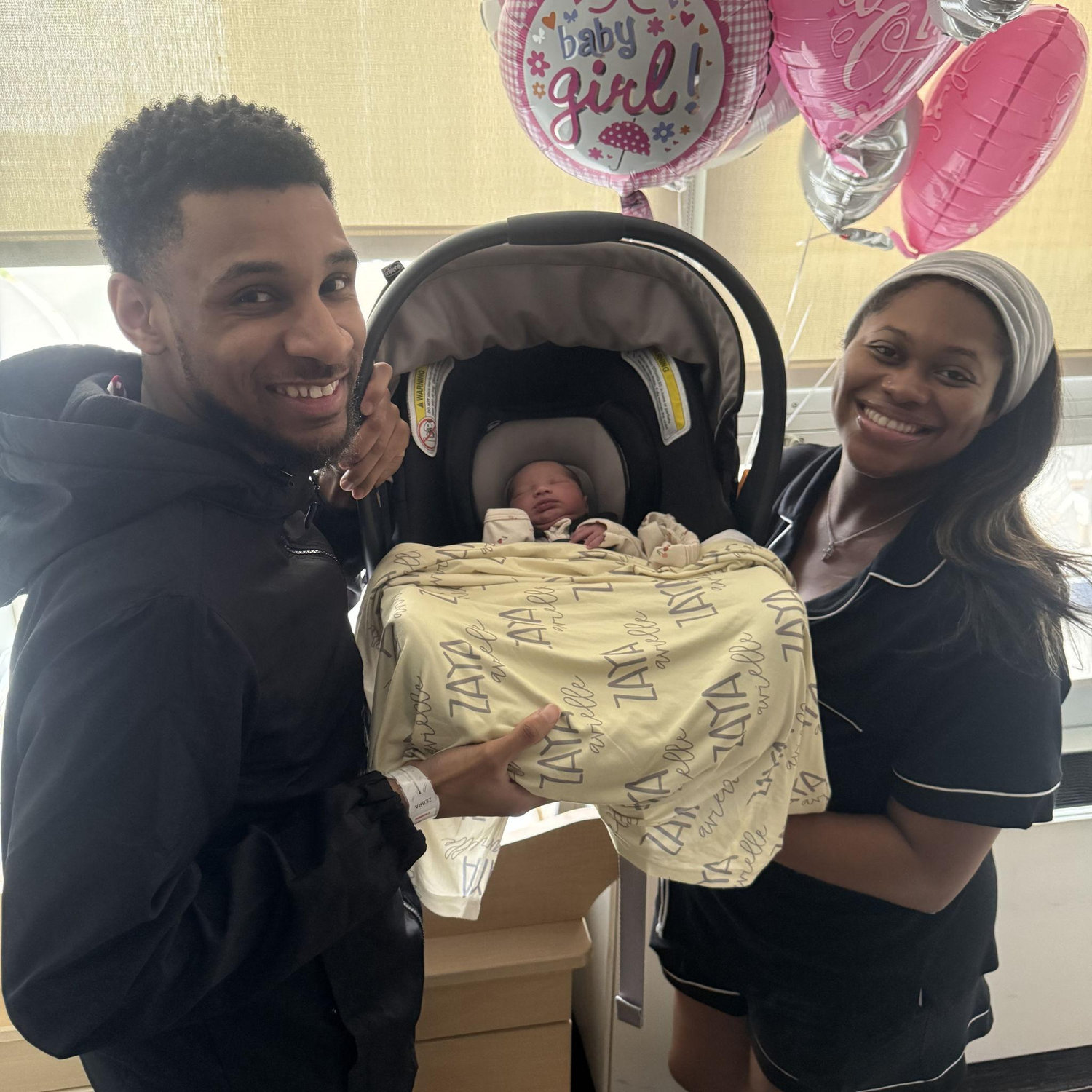 Taking Zaya home 3/29